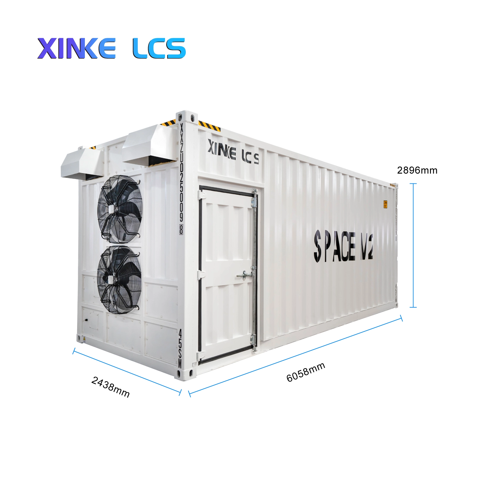 Antminer 水冷服务器 240机位20HQ集装箱散热解决方案